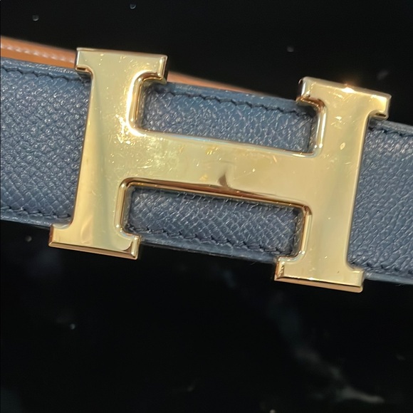 Hermes H belt buckle 32mm sz 74